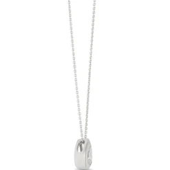 Pear Shaped Diamond Necklace, ⅓ Carat Total Weight, 14K White Gold