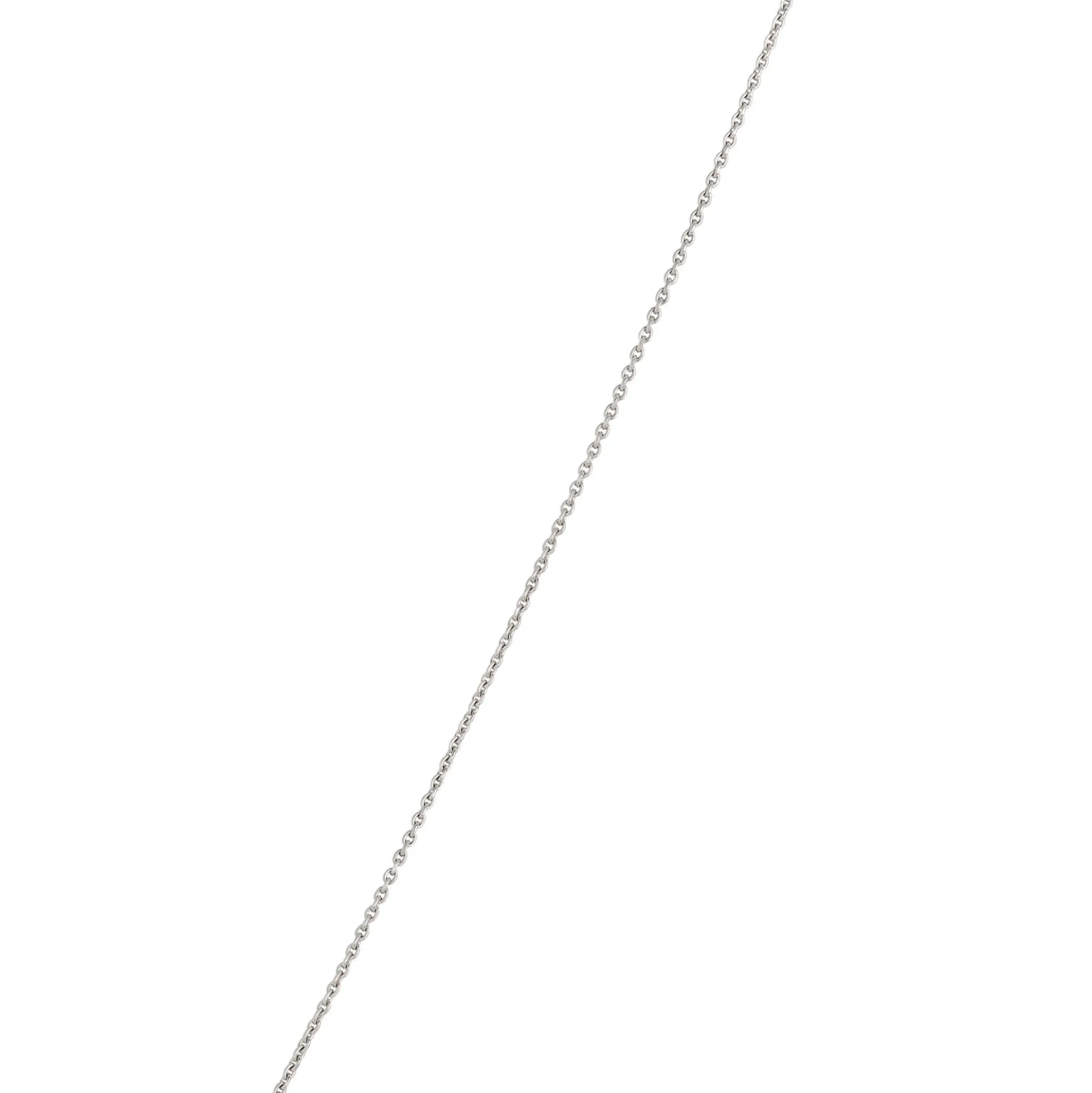 Pear Shaped Diamond Necklace, ⅓ Carat Total Weight, 14K White Gold