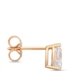 Pear Shaped Diamond Studs, 1 Carat Total Weight, 14K Yellow Gold
