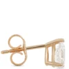 Pear Shape Diamond Studs, ⅔ Carat Total Weight in 14K Yellow Gold