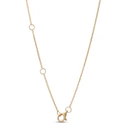 Pear Shaped Ruby Bird Necklace, 14K Yellow Gold