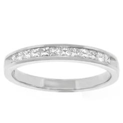 Princess Cut Diamond Band 1/3 cttw