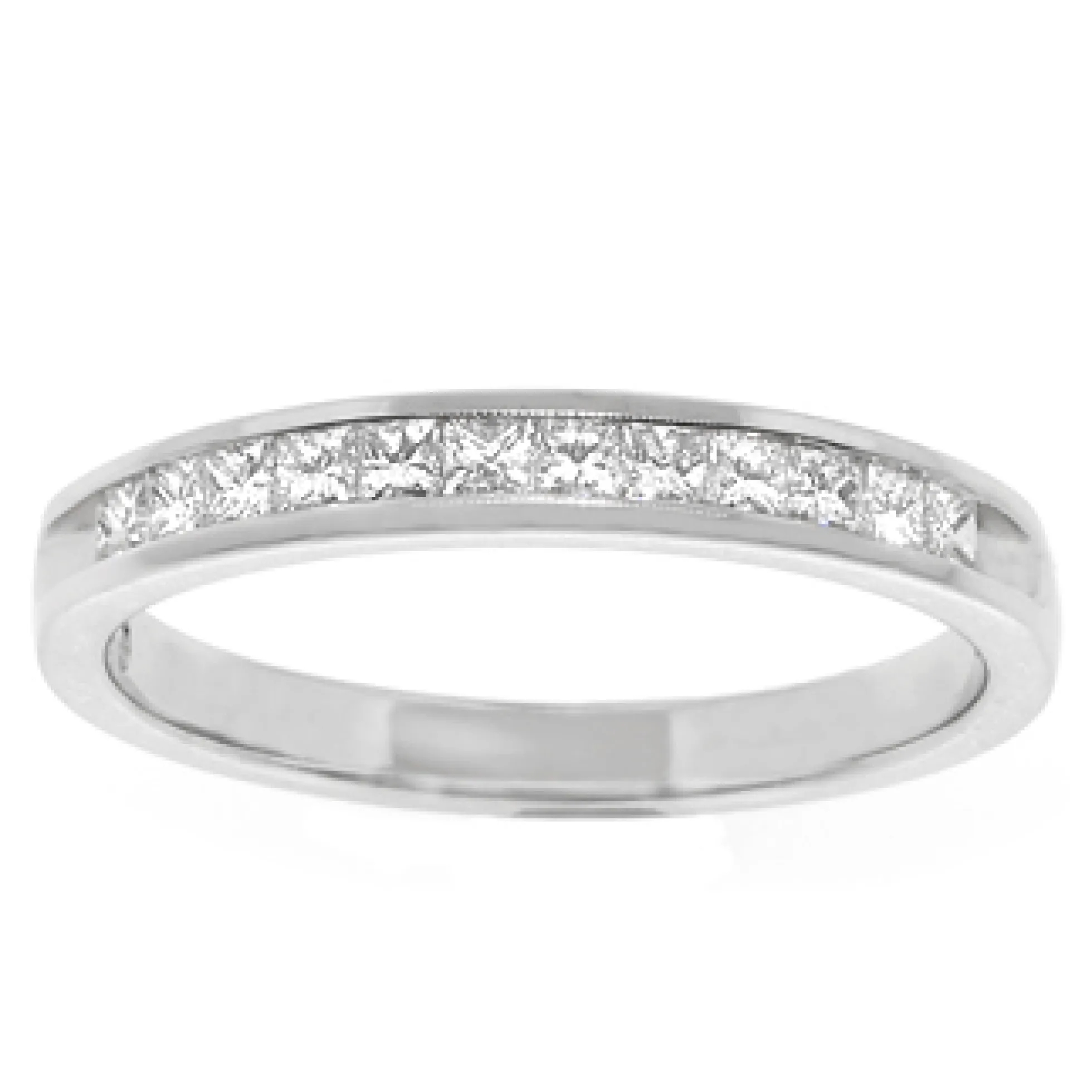Princess Cut Diamond Band 1/3 cttw