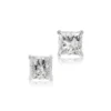 Princess Cut Diamond Solitaire Stud Earrings 14K, 3/4 ctw.