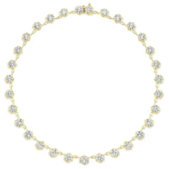 Rahaminov Diamond Choker Necklace, 18K Yellow Gold