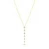 Rahaminov Diamond Drop Bar Pendant Necklace, 18K Yellow Gold