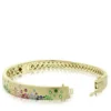 Rainbow Sapphire Bangle, 14K Yellow Gold