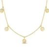 Roberto Coin Diamonds by the Inch 5-Station Diamond Necklace 18K
