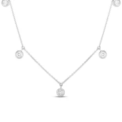 Roberto Coin Diamonds by the Inch 5-Station Diamond Necklace 18K