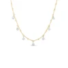 Roberto Coin Diamonds By The Inch Collection Dog Bone 18K Yellow Gold Diamonds Necklace