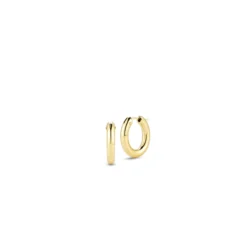 Roberto Coin 18K Designer Gold Medium Rounded Oval The Perfect Hoop Earrings
