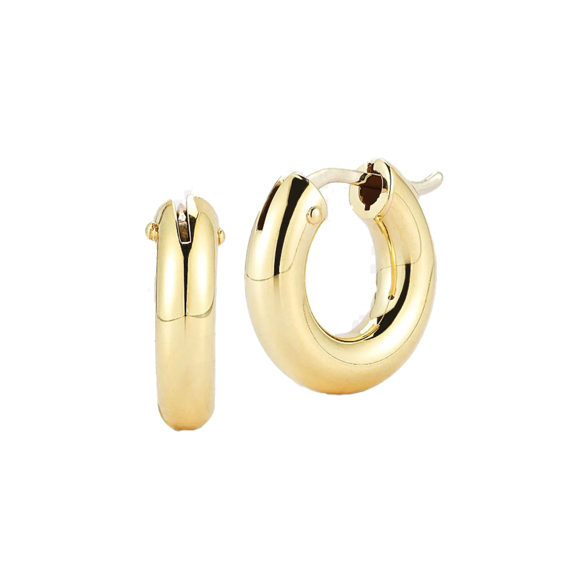 Roberto Coin 18K The Perfect Hoop® Small Rounded Earrings