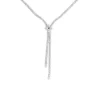 Roberto Coin 18K White Gold Love In Verona Diamond Lariat Necklace