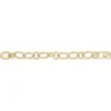 Roberto Coin 18k Yellow Designer Gold Alternating Oval and Round Link Bracelet