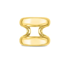 Roberto Coin 18k Yellow Designer Gold Oro Classic Ring