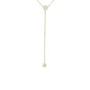 Roberto Coin 18K Yellow Gold Diamonds By The Inch Dangle Bezel Necklace