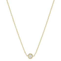 Roberto Coin 18K Yellow Gold Diamonds By The Inch Single Station Necklace