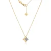 Roberto Coin 18K Yellow Gold Love In Verona Diamond Flower Necklace