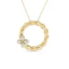 Roberto Coin 18K Yellow Gold Love In Verona Diamond Twist Necklace