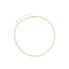 Roberto Coin 18K Yellow Gold Principessa Diamond And Flower Link Necklace