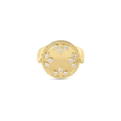 Roberto Coin 18K Yellow Gold Venetian Medallions Medium Reversible Ring