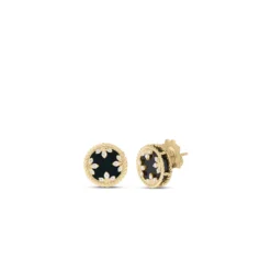 Roberto Coin 18K Yellow Gold Venetian Medallions Small Stud Earrings