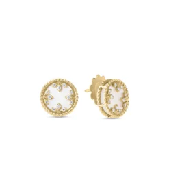 Roberto Coin 18K Yellow Gold Venetian Medallions Small Stud Earrings