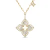 Roberto Coin 18K Yellow Gold Venetian Princess Pirouette Large Flower Necklace