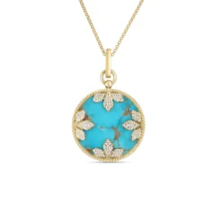 Roberto Coin 18K Yellow Gold Venetian Medallions Large Pendant Necklace