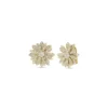 Roberto Coin 18K Yellow Margherita Pavé Diamond Flower Earrings