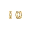 Roberto Coin Navarra Small Hoop Earrings 18K Yellow Gold