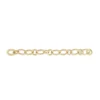 Roberto Coin Oval and Round Link Bracelet 18K Yellow Gold, 8 Inch