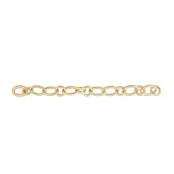 Roberto Coin Oval and Round Link Bracelet 18K Yellow Gold, 8 Inch