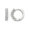 Roberto Coin Perfect Diamond Hoop Earrings 18K