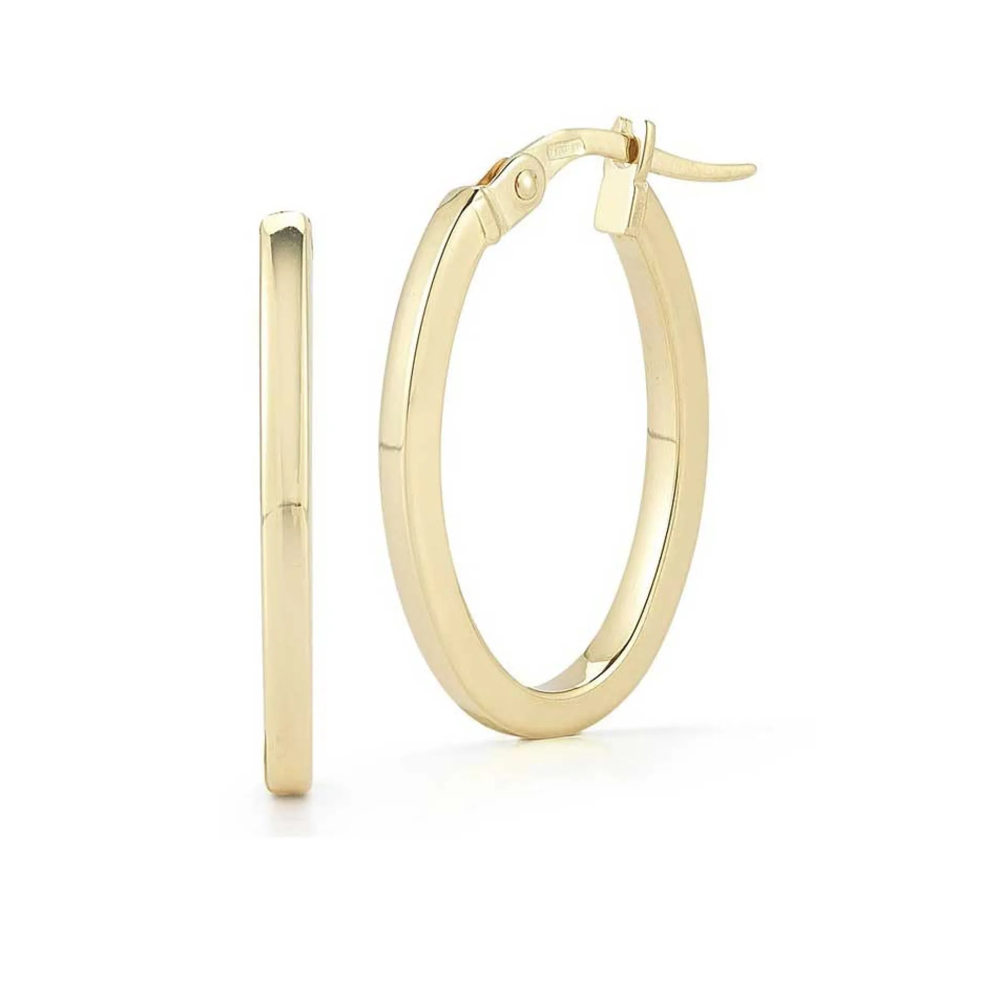 Roberto Coin Perfect Gold Hoop Earrings 18K