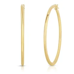Roberto Coin Perfect Gold Hoop Earrings 18K