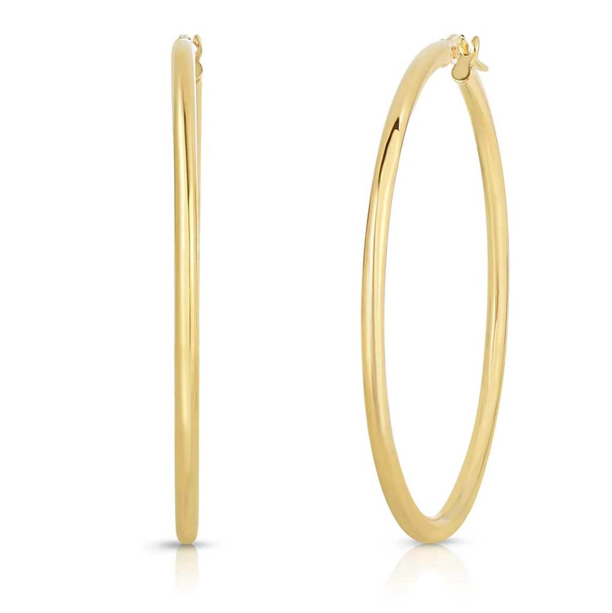 Roberto Coin Perfect Gold Hoop Earrings 18K