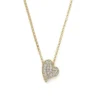 Roberto Coin Princess Diamond Heart Necklace 18K
