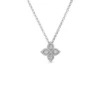 Roberto Coin Princess Flower Diamond Necklace 18K