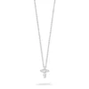 Roberto Coin Tiny Treasures Diamond Baby Cross Necklace 18K