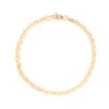 Rolo Bracelet with Lobster Clasp, 14K Yellow Gold