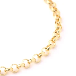 Rolo Bracelet with Lobster Clasp, 14K Yellow Gold