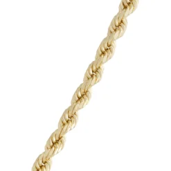 Rope Chain Necklace, 14K Yellow Gold