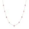 Rose Gold Freshwater Cultured Pearl Necklace 14K