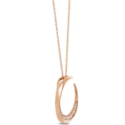 Rose Gold HOPECIRCLE Diamond Pendant 14K, 1/5 ctw.