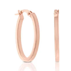 Rose Gold Roberto Coin Perfect Gold Hoop Earrings 18K
