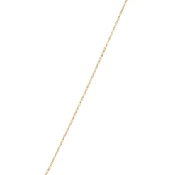Round Aquamarine Pendant Necklace, 14K Yellow Gold