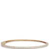 Round Diamond Bangle, 14K Yellow Gold
