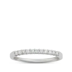 Round Diamond Bridal Band, 14K White Gold