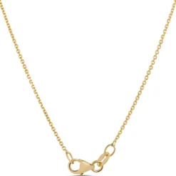 Round Emerald Pendant with Diamond Halo, 14K Yellow Gold